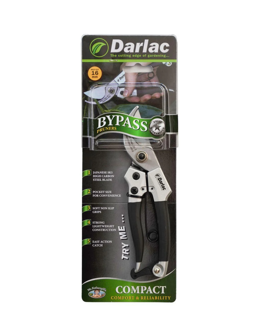Darlac Compact Bypass Pruner Secateurs - Image 3