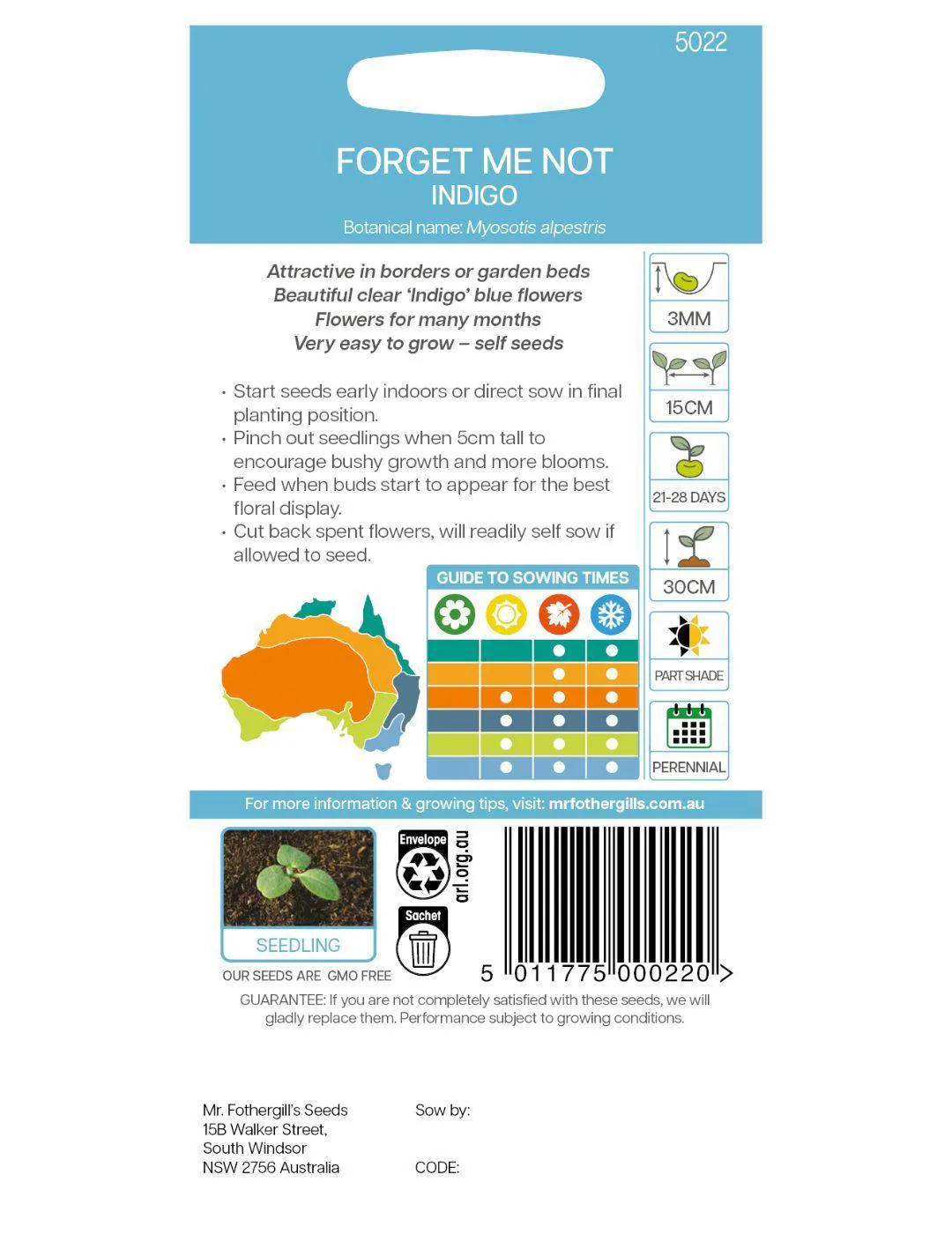 Forget-Me-Not Indigo - Image 3