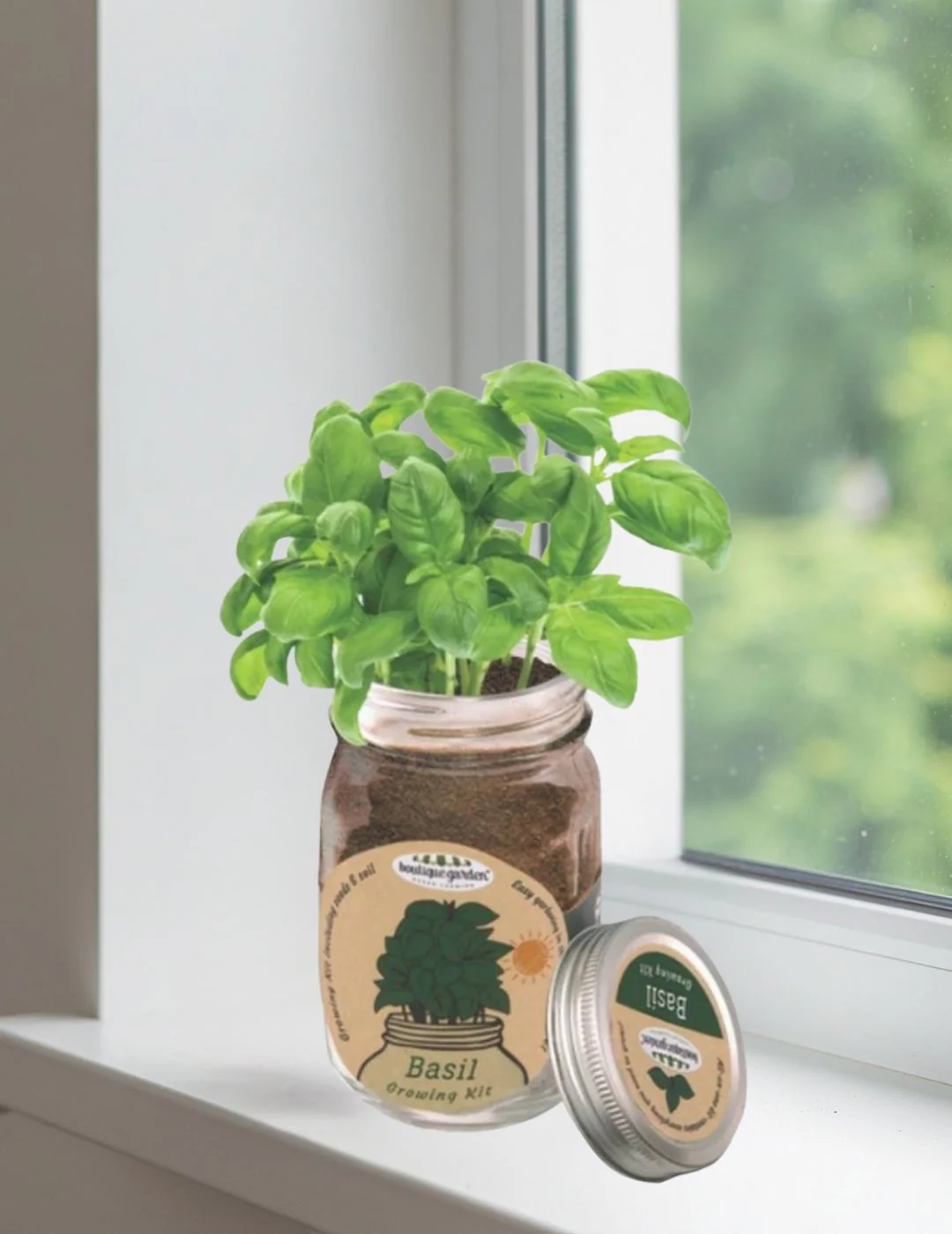 Mason Jar Grow Kits - Basil - Image 3