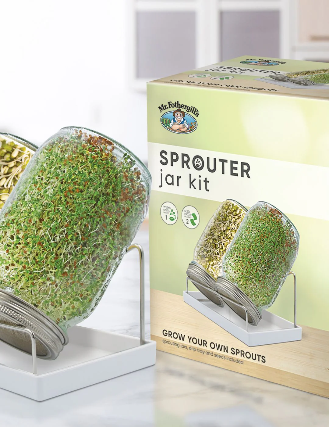 Mr Fothergill's Twin Sprouter Jar Grow Kit - Image 4