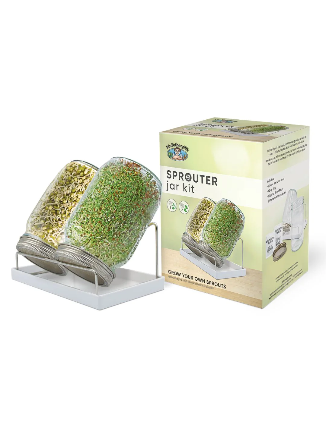 Mr Fothergill's Twin Sprouter Jar Grow Kit - Image 7